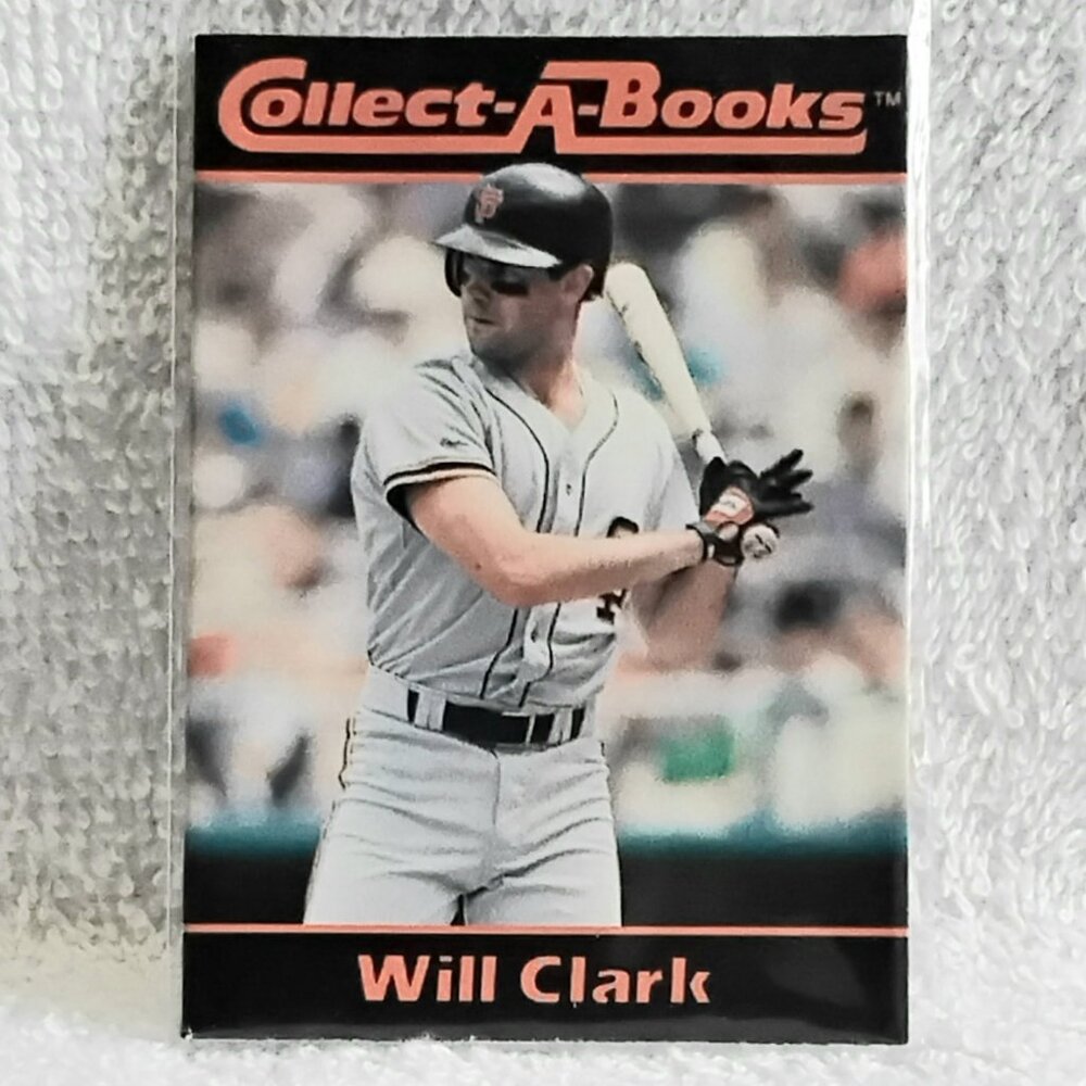 3/$20 E/NM Vintage 1990 Will Clark Collect-A-Books Booklet!!